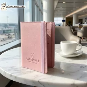 Cheenm Du Lịch Người Tổ Chức Chống Thấm Nước Hộ Chiếu Bao Da PU Ví Thẻ Tín Dụng Cho Doanh Nghiệp Gia Đình Sử Dụng VN