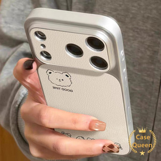 Ốp Lưng Cho iPhone 13 17 11 15 12 14 16 Pro Max 17 Air 14 Plus Hoạt Hình Dòng Gấu Đơn Giản Tức Thì Miếng Dán
