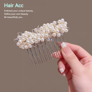 Công Nghiệp Nặng Ngọc Trai Tinh Tế Chèn Lược Tóc Gãy Tóc Cố Định Dụng Cụ Tiện Dụng Trán Nổ Tóc Upside Xuống Lược Tóc Kẹp Tóc