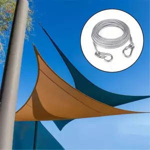 Shas 2mm Dây thép tráng nhựa dày Dây cáp hạng nặng Dây quần áo