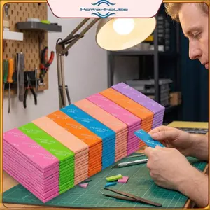 Điện Bán Cứng Chà Nhám Sti 400 2000 Lưới Cho Nhựa Mô Hình Bộ Cần Đánh Bóng Fine Grit Dụng Cụ Cho Thủ Công DIY.