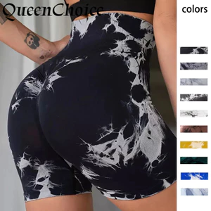 Quần yếm nữ Thắt lưng cao Biker Quần short tập luyện cho Yoga Tập thể dục & Chạy bộ