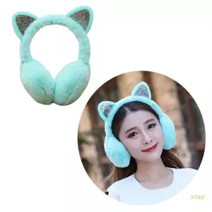 Ở lại Sequined Sang Trọng Bảo Vệ Tai Hình Hoạt Hình Bịt Tai Mọi Tuổi Phụ Kiện Mùa Đông