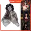 KIN Ma Quái Hoa Ren Veil Hình Băng Đô Quấn Tóc Nữ Cô Gái Halloween Cosplay Băng Đô Quấn Tóc