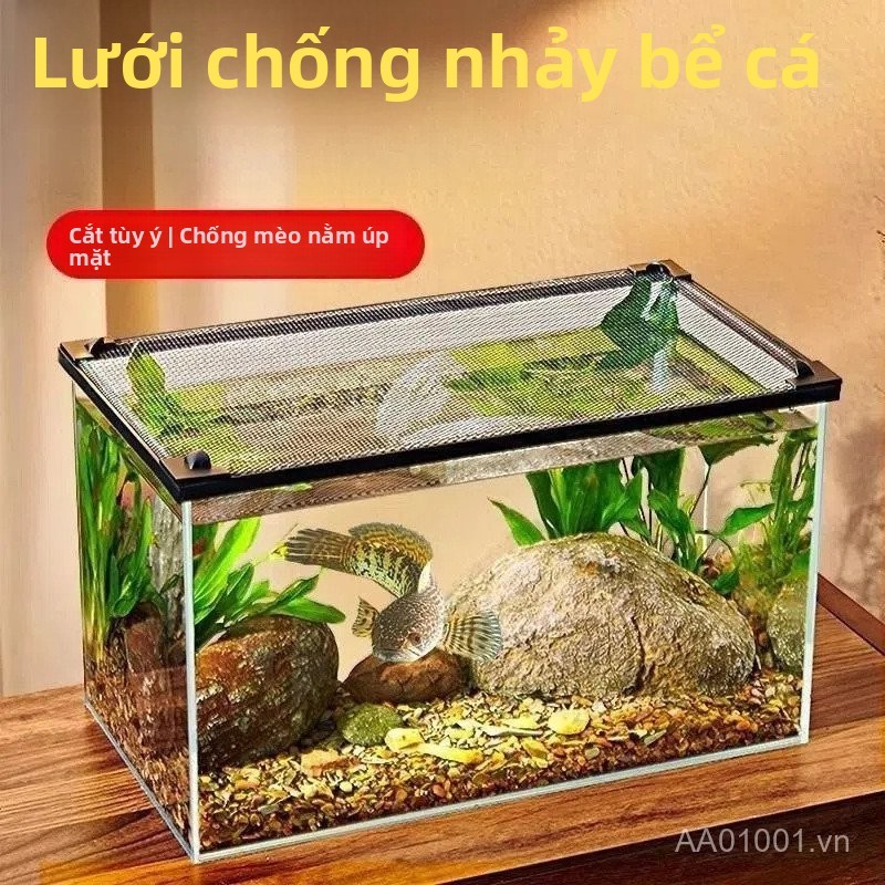 *Từ Tính Bể Cá Chống Nhảy Lưới Chống Cảnh Quan Bể Cá Đầu Tấm Bao Trên Bể Cá Chuyên Dụng Chống Nhảy Lưới Sấm Rọc Arowana Chống Nhảy