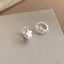 Bông tai nữ zircon kẻ sọc siêu nhỏ màu bạc khí chất cổ điển được cá nhân hóa và đa năng