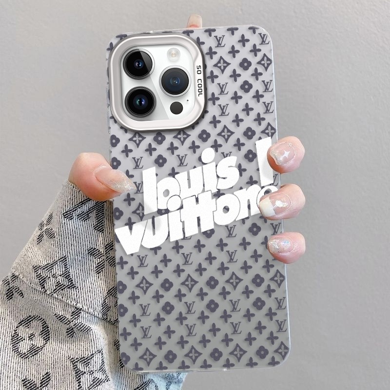 Ốp lưng LV hoa văn trong suốt, bảo vệ toàn diện chất lượng cao Bảo Vệ Camera Cấp iPhone 17/16/15/14/13/12/11/X/XS Max
