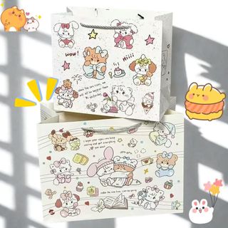 Túi Quà Sinh Nhật Đáng Yêu Đựng Đồ Cute Tặng Bạn Gái Người Thân Timo GQ14