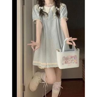 [Pre-Order]- Set Váy Babydoll Mùa Hè Cổ Búp Bê Dễ Thương Phong Cách Nhật Bản