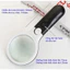 【COD】Kính lúp đa năng phóng đại đến 45 lần, tích hợp đèn LED trợ sáng, thiết kế cầm tay nhỏ gọn và tiện dụng.