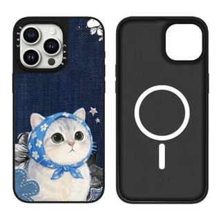 Khăn trùm đầu hoa từ tính Gương mèo Vỏ điện thoại cứng cho iPhone 17 Pro Max 17 Air 16 Plus 15 14 13 12 11 Vỏ chống sốc