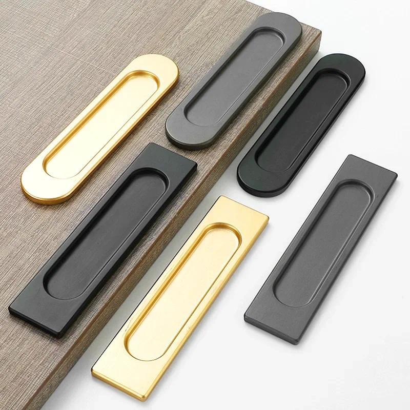Tủ Quần Áo Kéo Đồ Nội Thất Phần Cứng Tay Cầm Đấm Tay Nắm Cửa Trượt Miễn Phí Hợp Kim Nhôm Tự Dính Cửa Sổ Nhà Bếp Núm Cửa