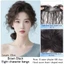 ESSENCEH Kẹp Bằng Nổ, Họa Tiết Xoăn Thủ Công Tóc Con Người Nổ, Đế Vô Hình Mỏng Len Ren Hairline Hairline Hairline Hairline Baldness