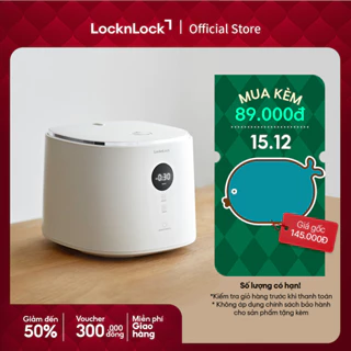 Nồi cơm điện LocknLock Bianco Nemo rice cooker 1.2L- Màu ngà EJR384IVY