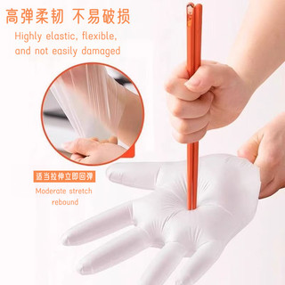 Găng tay dùng một lần / găng tay phục vụ cấp thực phẩm dày / màng trong suốt ✷ ❈ -140 ❈