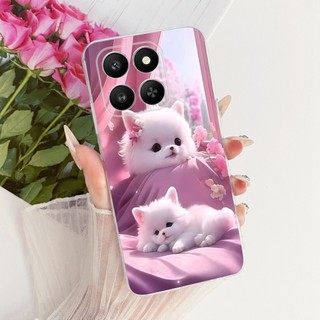 Ốp Lưng Mát Cho Honor X7d 2025 Vỏ LGN-NX1 Vỏ Mèo Rồng In Hình Silicon Mềm Ốp Điện Thoại Cho Honor Play 10T LOG-AN10 Vỏ