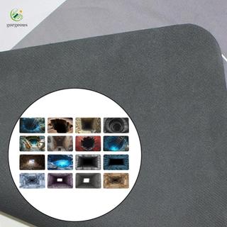 ⭐GROUS⭐Optical Illusion 3D Hole Rug Carpet 40 by 60cm for Fun Pet Interaction and Decor