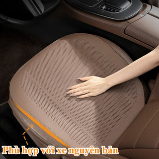 Đệm Ngồi Ô Tô Da PU Siêu Mỏng - Thoáng Khí, Chống Trượt, Phù Hợp Đa Dòng Xe, Dễ Lắp Đặt & Vệ Sinh