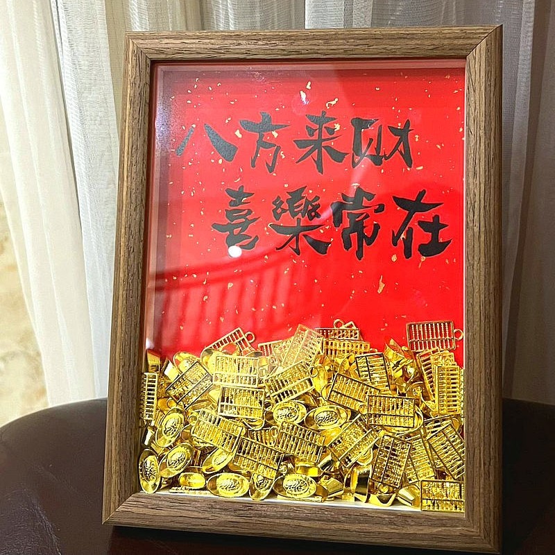 Mini Thỏi Vàng Hợp Kim Rắn - Trang Trí Lễ Hội Cao Cấp