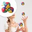 Gamchiano 3x Bóng Juggling Mềm Đồ Chơi Ném Bền 63mm / 2.48 '' Huấn Luyện Thể Thao Cho Người Lớn Hiển Thị Giỏ Lễ Phục Sinh