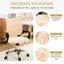 COCODECOVED 2 Cái / bộ Vỏ bọc ghế văn phòng, Vỏ bọc ghế có thể co giãn thoáng khí, Dễ dàng lắp đặt Tấm bảo vệ ghế đàn hồi cao chống bẩn có thể tháo rời Dệt may gia đình