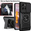 Giáp Trượt Ống Kính Funda Cho Motorola Moto G86 5G Ốp Lưng Xoay Từ Tính Vòng Dành Cho Motorola G86 Ốp Lưng Có Thể Gập Lại Chân Đế Capa