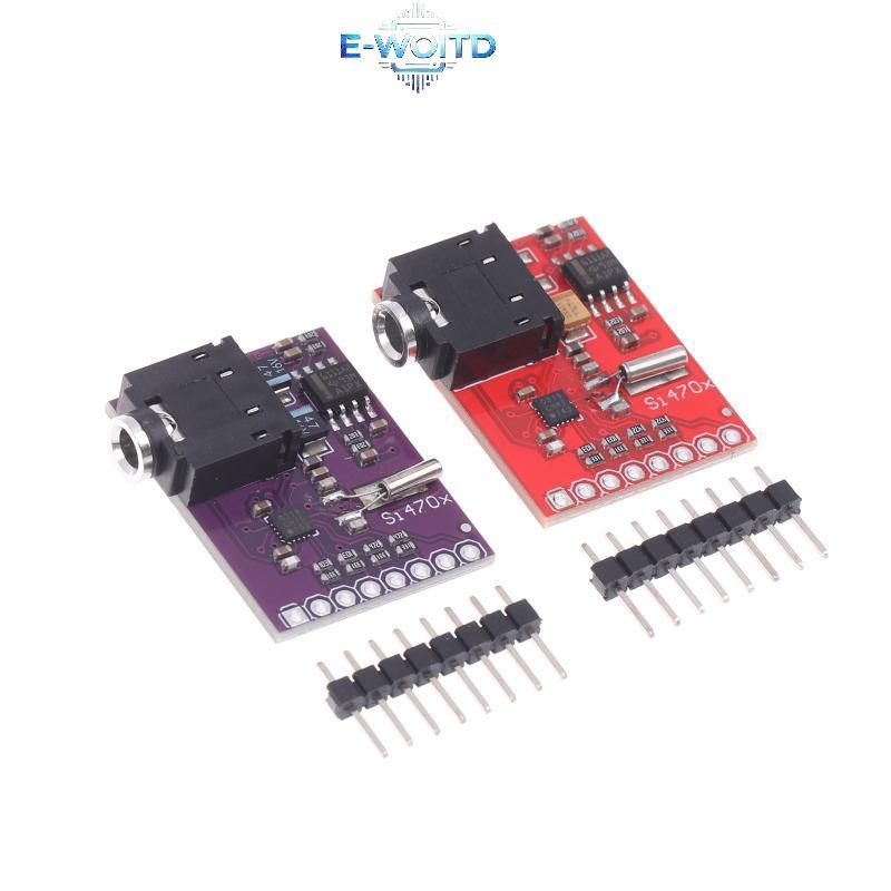 Mô-đun thu vô tuyến FM E-WOITD Si4703 có giao diện RDS I2C 3.3V cho Arduino ESP32 Dự án âm thanh DIY E-WOITD