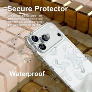 Kính bảo vệ camera iPhone viền kim loại chống trầy chống chói cho iPhone 11 12 13 14 15 16 17 Pro Max
