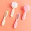 < Honeyba > 2 Chiếc Lược Chải Tóc Cho Bé Di Động Sơ Sinh Tập Đi Nylon Mềm Tóc Đầu Máy Mát Xa Bộ Lược Cho Bé Kid Đồ Chăm Sóc Tóc Đẹp