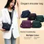PNPIA- Túi đeo vai thông thường dành cho nữ Túi xách thời trang đeo chéo nhiều nhà thơ Oxford để mua sắm và đi lại