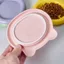 Bát mèo Bảo vệ gốm cột sống cổ cho mèo Bát cơm chống lật Đồ ăn nhẹ mèo con dễ thương Món ăn đóng hộp Món ăn cho thú cưng 41505