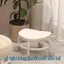 iiko Ghế Acrylic Tựa Lưng Cho Bé Ghế Thấp Chống Trượt Công Thái Học Có Bánh Xe