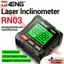 Máy đo độ nghiêng kỹ thuật số NORDICLIFE, Máy đo độ nghiêng Laser đa chức năng có thể sạc lại, Máy đo góc kỹ thuật số có độ chính xác cao Hộ gia đình