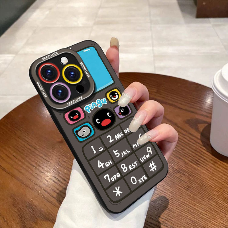 Ốp lưng iPhone Mẫu điện thoại thông minh Vỏ máy ảnh silicon mềm - iP 7/8/X/XS/XR/11/12/13/14/15/16/17/Plus/Air/Pro/Max