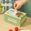 JCSYFAC 100 Chiếc Bao Đựng Thực Phẩm Dùng Một Lần Nhựa Tươi Giữ Túi Thực Phẩm Rau Quả Bao Bọc Bát Co Giãn Bảo Quản Nhà Bếp Mới