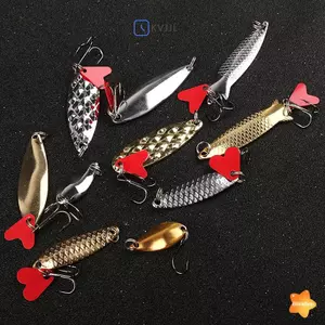5 Cái / bộ Kim Loại Jig Muỗng Spinner Mồi Câu Cá Wobbler Mồi Bộ Câu Chuyện Câu Cá Bộ Mồi Câu Cá Mới