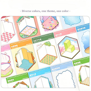 Bộ sticker 3D tạo cảnh mini 40 miếng – 13 chủ đề, hình khối nổi, chất liệu cao cấp – Trẻ em DIY dán sáng tạo