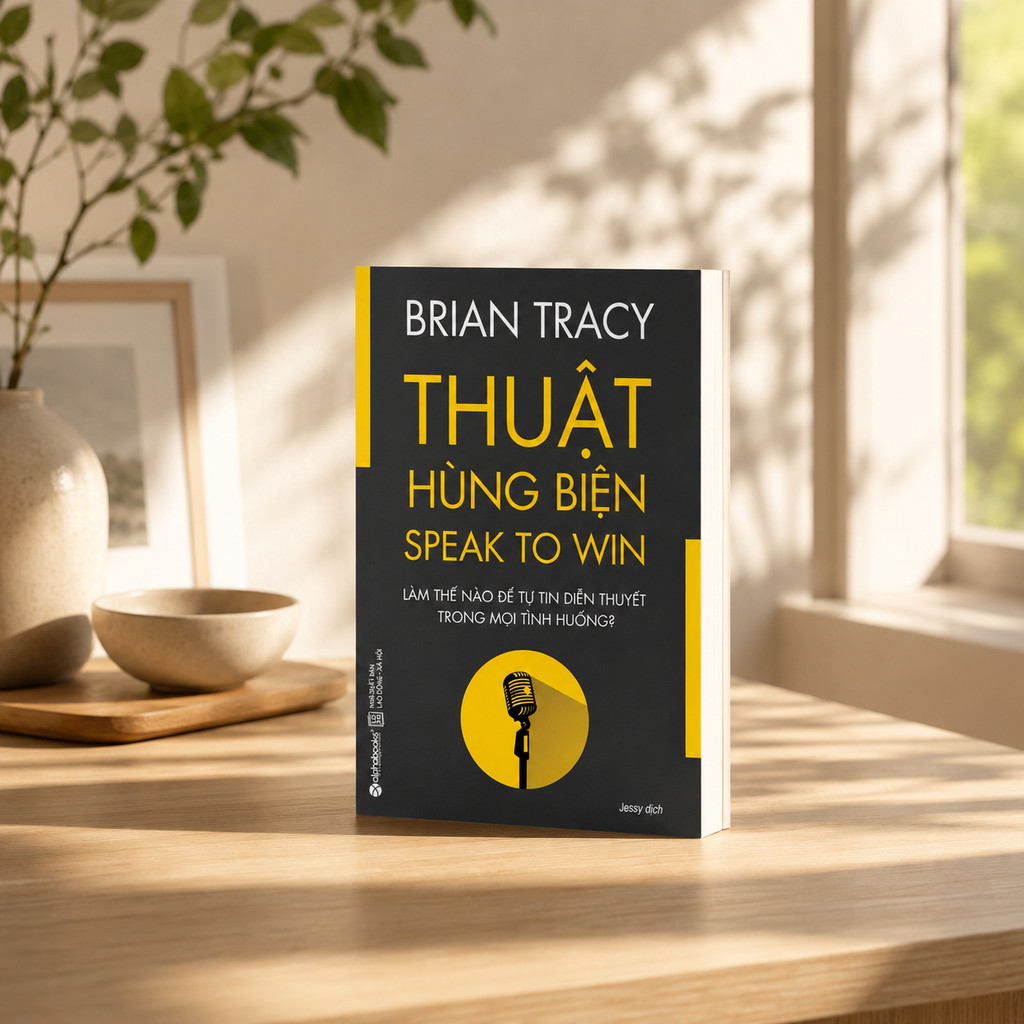 Sách - Thuật Hùng Biện - Cách để tự tin diễn thuyết trong mọi tình huống - Brian Tracy (Alpha Books)