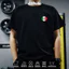 Thời trang giản dị Nam Thái Độ Retro Xe Máy Xe Máy VESPA Đi Xe Đạp Văn Hóa In Áo Thun Cổ Tròn Quá Khổ Unisex