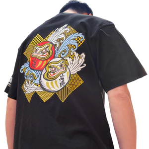 Áo Thun Nam ShoeiX15 Fortune Cat Đi Xe Đạp Đua Xe Máy Mùa Hè 100% Cotton Cao Cấp Cổ Tròn Tay Ngắn