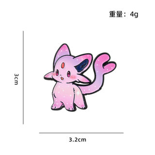 9 Cái / bộ Hoạt Hình Pokémon Eevee Huy Hiệu Túi Đựng Bút Chì & Trâm Trang Trí