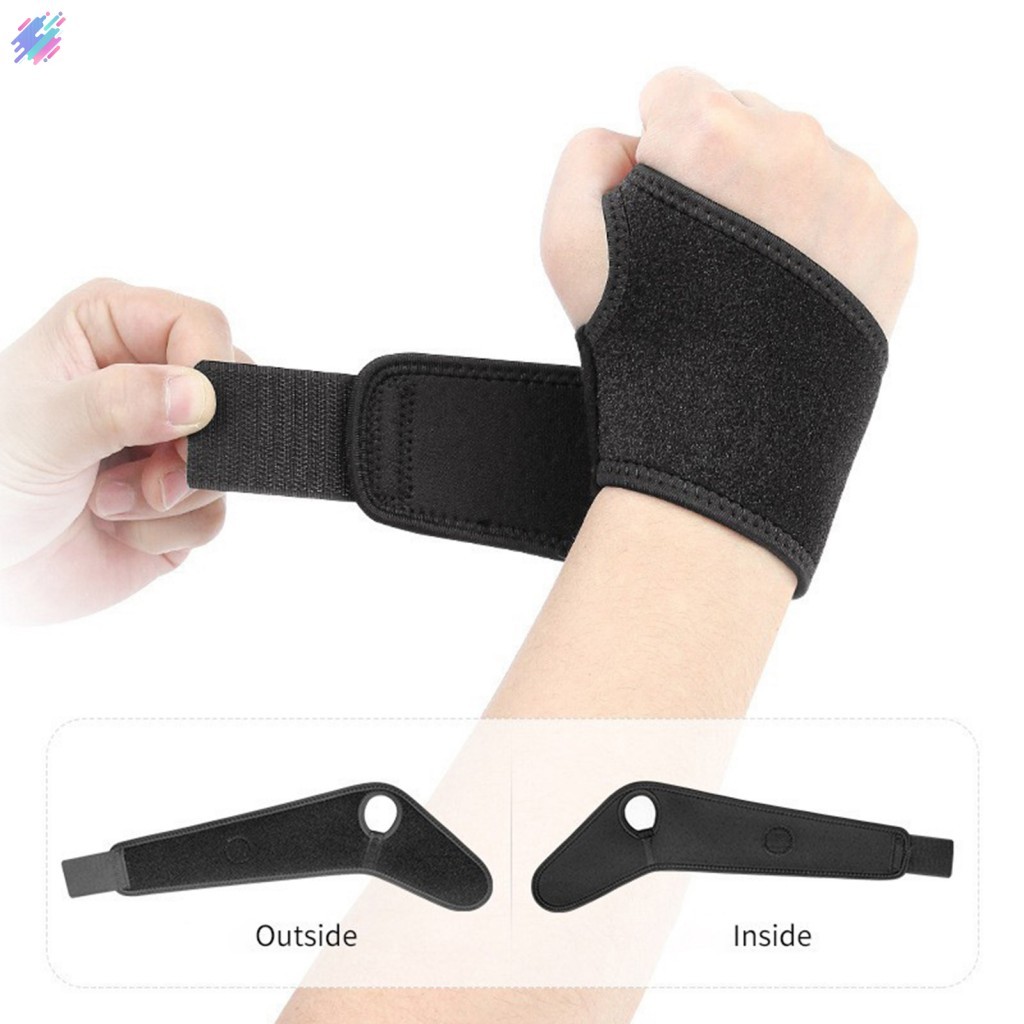 Tập thể dục Thể dục Dây kháng lực Ống cổ tay Giảm đau Hỗ trợ cổ tay Nẹp cho tập thể dục và sử dụng hàng ngày