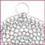 Chain Mail Scrubber Gang Lưới thép không gỉ Làm sạch sâu Chảo thép không gỉ cho Cookware shopidaevn