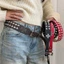 Thắt lưng chéo đinh tán Punk - Thắt lưng trang trí bằng da PU - Thắt lưng khóa kim loại cho váy bé gái, áo khoác - Phụ kiện trang điểm cho nữ - Thắt lưng phong cách cổ điển Hip-hop / Giao hàng miễn phí