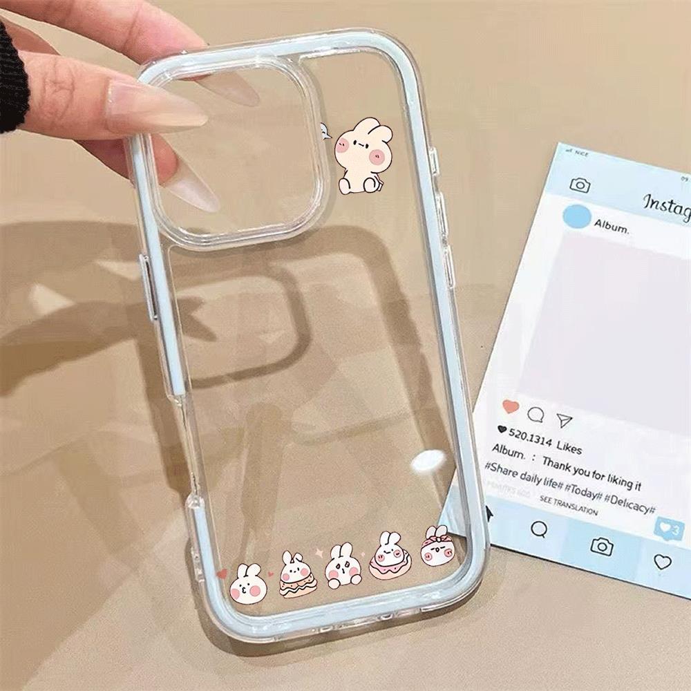 Đoàn thỏ  thỏ nhỏnPhù hợp với ốp điện thoại iPhone 16/14/15/12 Pro/3 trong một