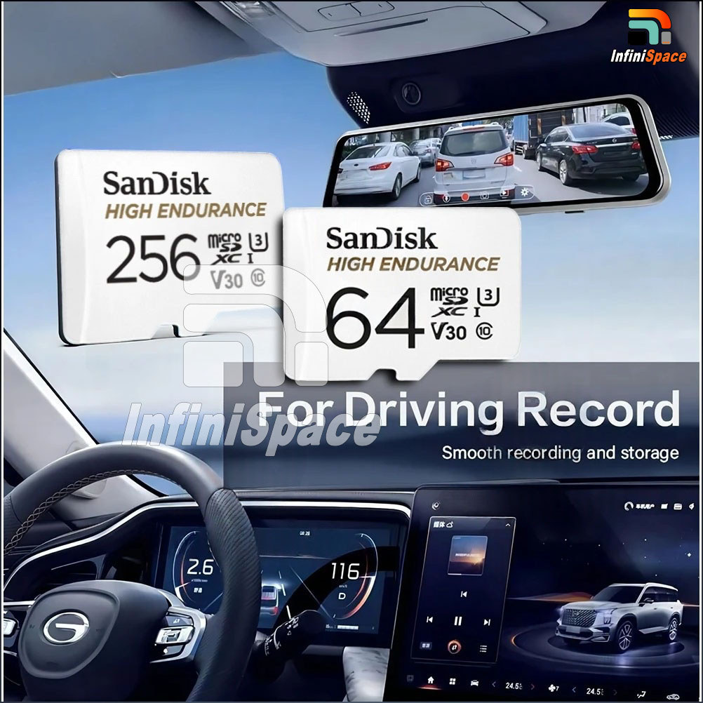 Thẻ nhớ MicroSDXC Sandisk High Endurance 32GB / 64GB / 128GB / 256GB 100MB/s Bảo hành 2 năm