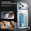 Đế đựng thẻ, Dành cho iPhone 17 Pro Max và iPhone 17, Ốp điện thoại trong suốt, Tương thích với iPhone 16, 15, 14, 13, 12, 11, XR, Vỏ bảo vệ nhỏ gọn, Chống sốc, Bảo vệ