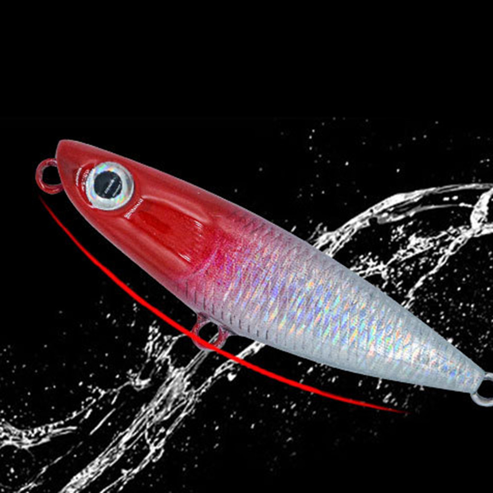 {WELV}Zigzag Dog Lure Corrosion-Resistant Hooks Environmentally Friendly Finish