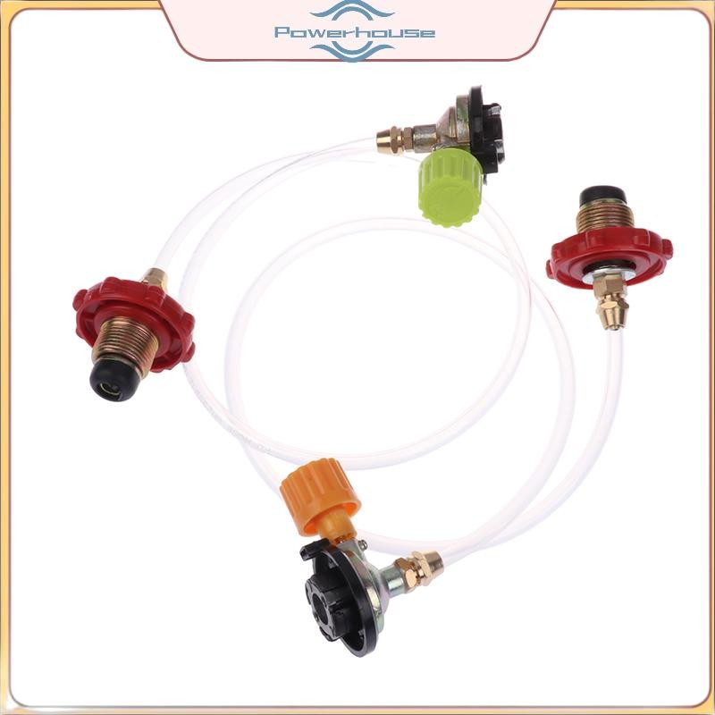 Cắm Trại Bếp Gas Nạp Lại Bộ Chuyển Đổi Ngoài Trời Cassette Bình Gas Van Đổ Bình Gas Lò Lạm Phát Van Phụ Kiện