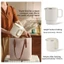 Ấm đun nước điện ICUCKO, Ấm đun nước Mini cầm tay 800ml, Chế độ hai bánh răng bằng thép không gỉ 304 nâng cấp Máy sưởi nhỏ có thể gập lại ngoài trời
